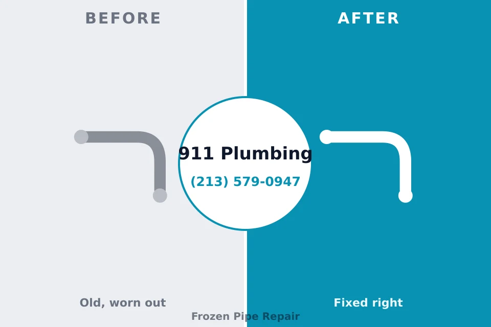 Before and after: plumbing repair Allendale, SC